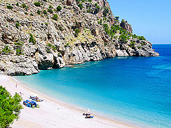 Achata beach på Karpathos.