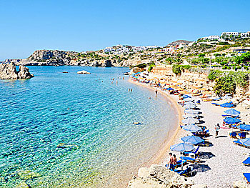 Amopi beach på Karpathos.