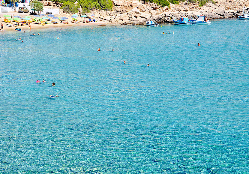 Snorkla vid stränderna i Amoopi på Karpathos.