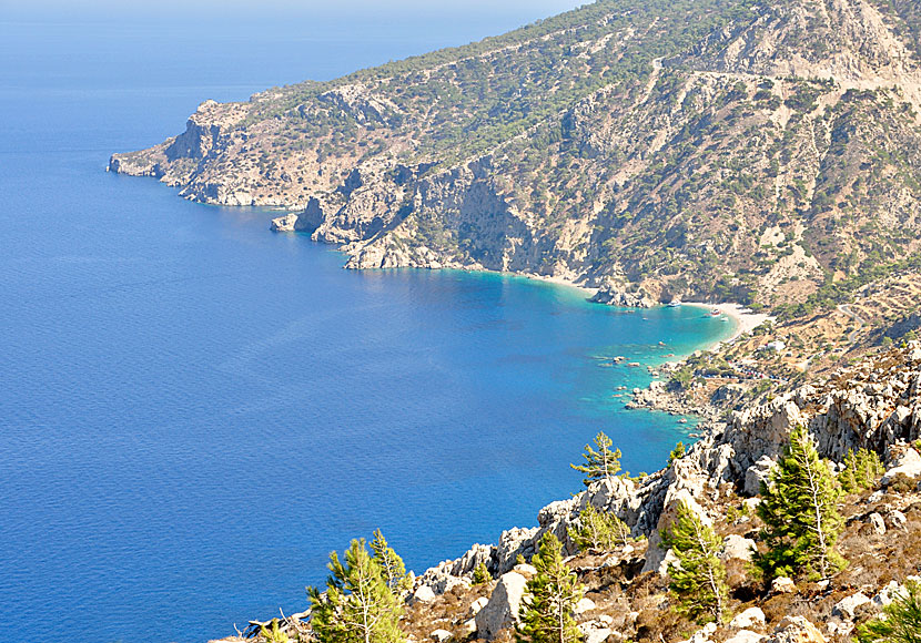 Apella beach på Karpathos är en av de bästa stränderna i Grekland.