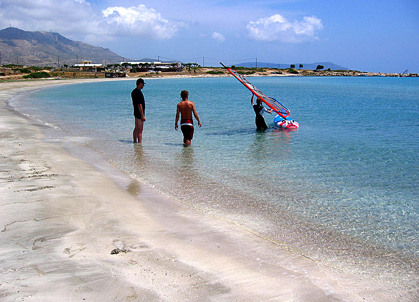 Karpathos bästa stränder. Makris Gialos beach.  