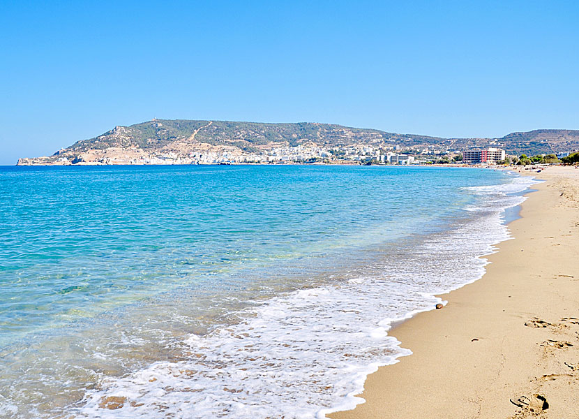 Stranden i Pigadia på Karpathos.