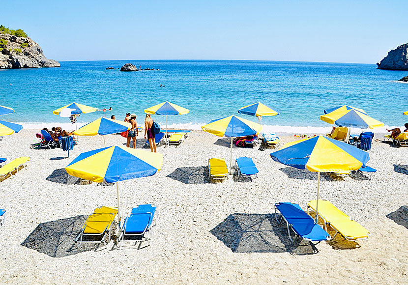Achata beach är en av Karpathos fyra bästa stränder.