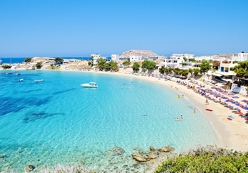 Missa inte de fina sandstränderna i Lefkos när du besöker byn Mesochori på Karpathos.