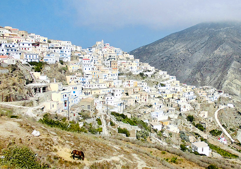 Olympos. Karpathos. Kreikka. 