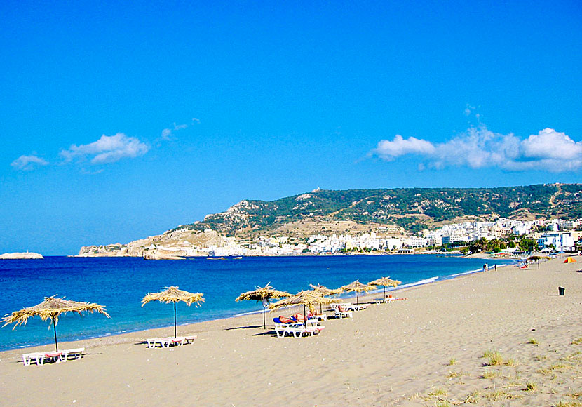 Stranden i Pigadia på Karpathos.