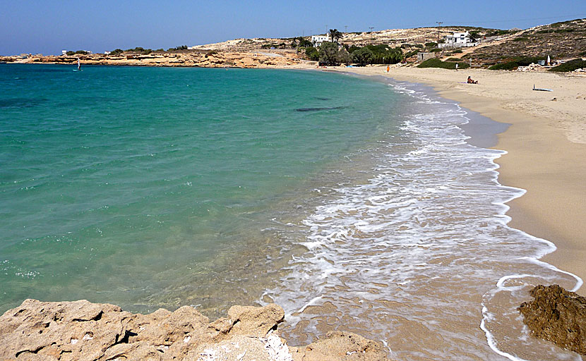 Agrilaopotamos beach söder om Christou Pigadi beach på Karpathos.