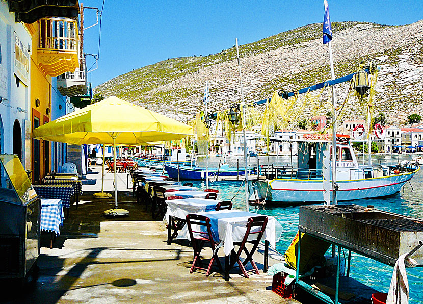 Restaurant Little Paris på Kastelorizo.