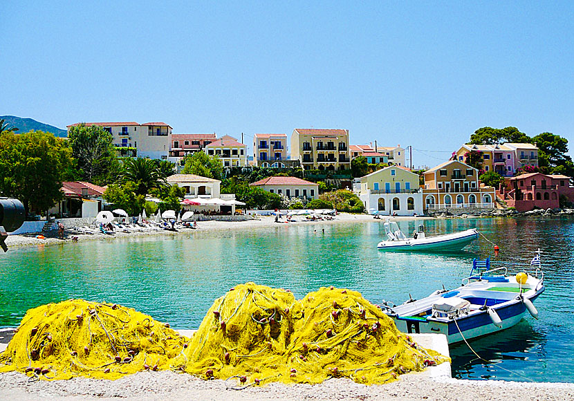 Hotell och pensionat i Assos på Kefalonia.