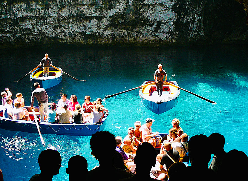 Melissani cave. Kefalonia.