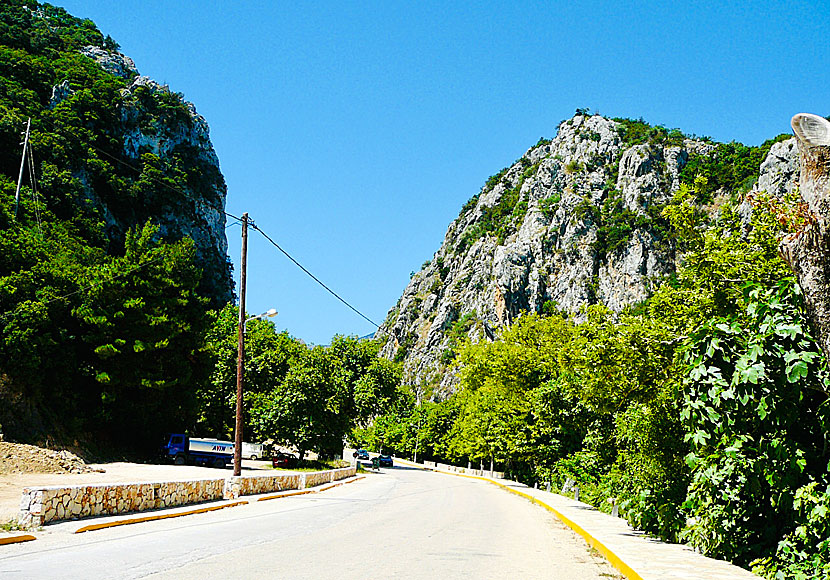 Ravinen utanför Poros på Kefalonia.