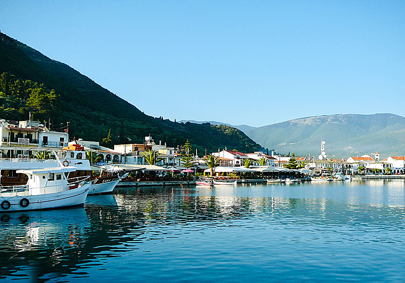 Sami är den finaste byn på Kefalonia tillsammans med Fiskardo.