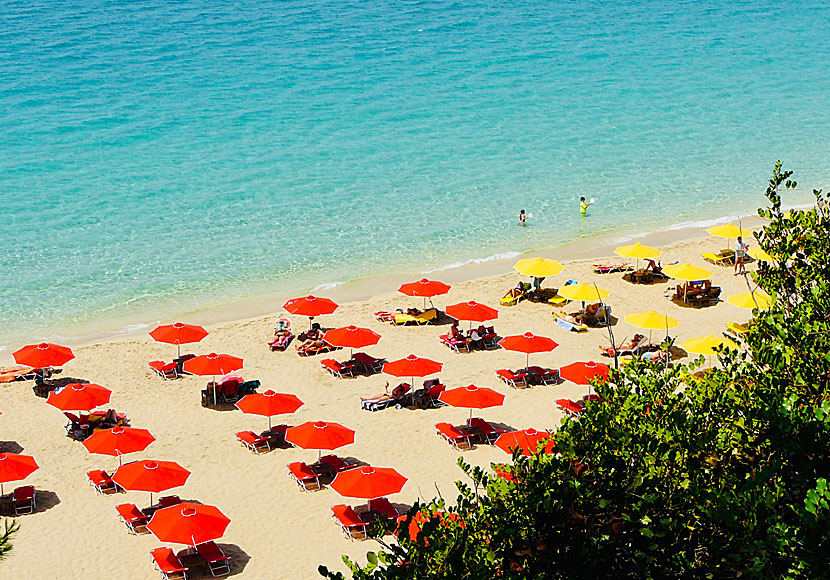 Makris Gialos beach är den bästa stranden i Lassi på Kefalonia.