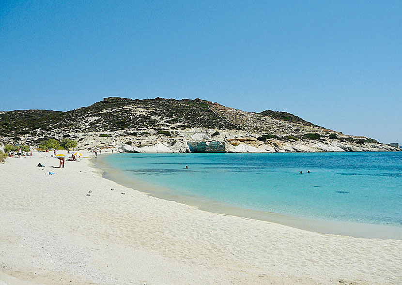 Prassa beach (Agios Georgios beach) är Kimolos bästa sandstrand.