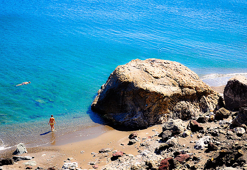 Kalimera beach som ligger innan Therma på Kos i Grekland.