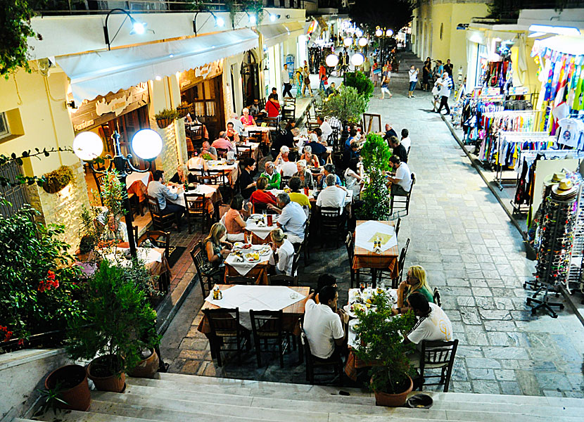 Restaurang Kriti i Kos gamla stad