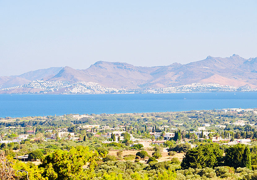 Bodrum i Turkiet ligger mittemot Kos stad i Grekland.