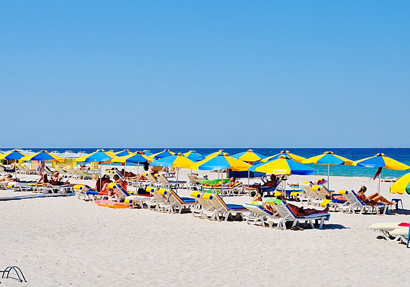 Tigaki beach på Kos i Grekland.