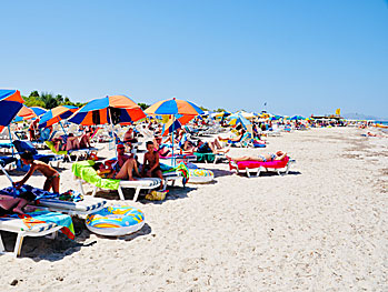 Tigaki beach på Kos.