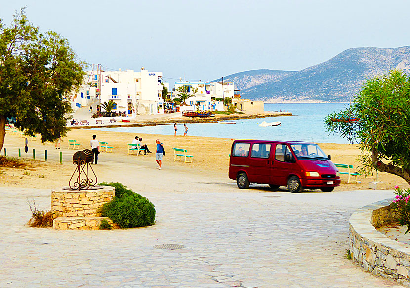 Finns det bilar på den lilla ön Koufonissi i Kykladerna?