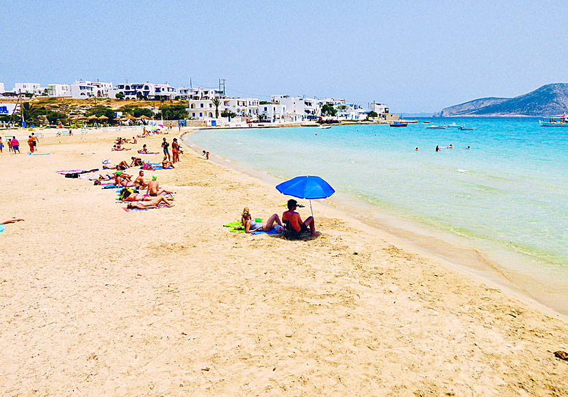 Hamnstranden på Koufonissi.