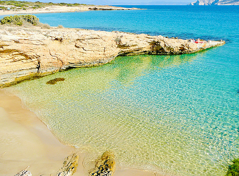 Kalimera beach på Koufonissi i Småkykladerna.