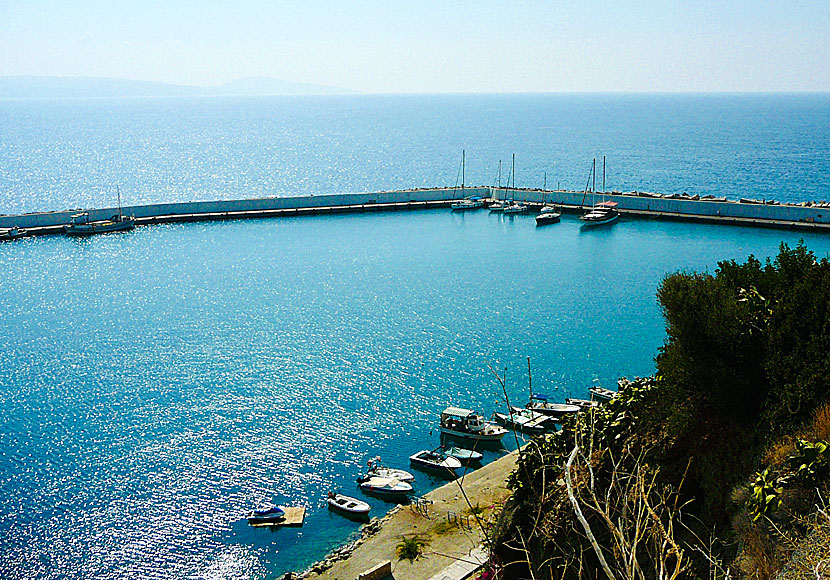 Hamnen i Agia Galini på Kreta.