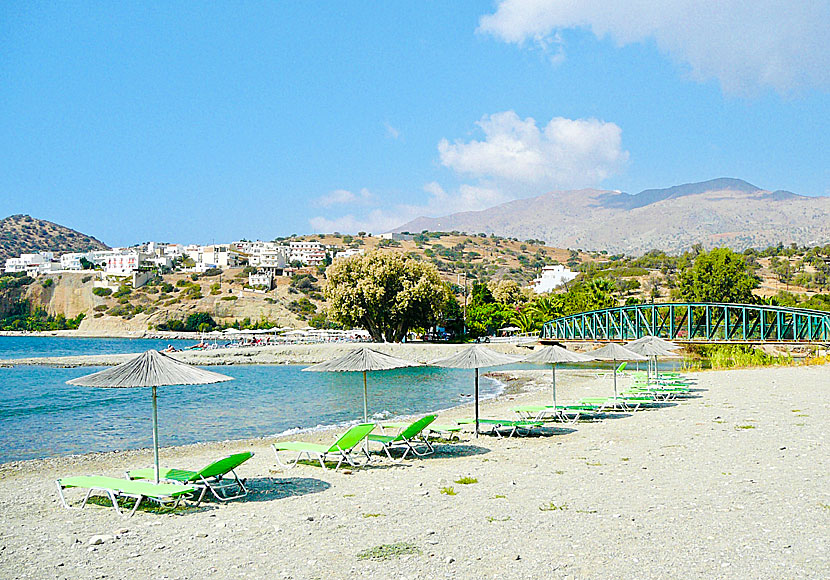 Stranden i Agia Galini. Kreta.