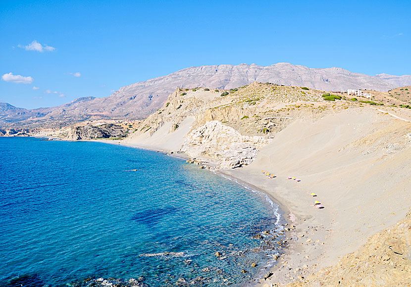 Big beach i Agios Pavlos på södra Kreta