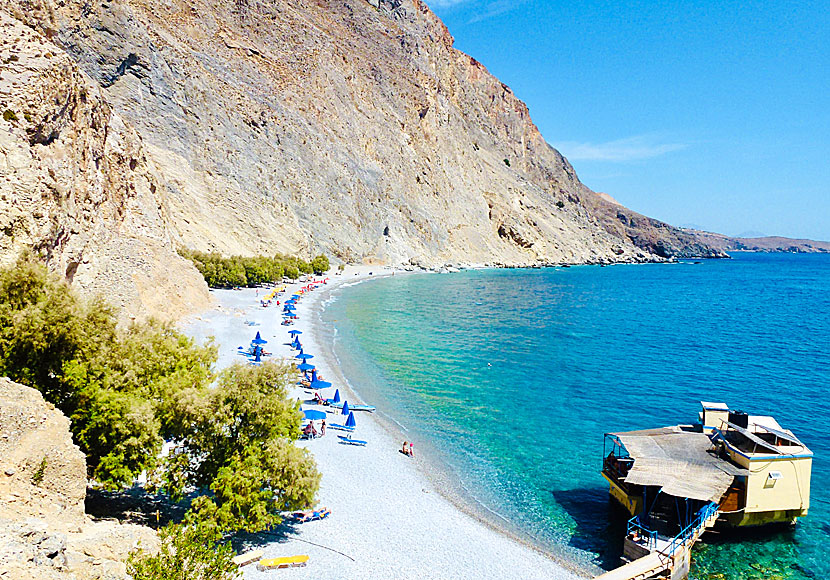 Sweetwater beach. Chora Sfakion. Kreta.