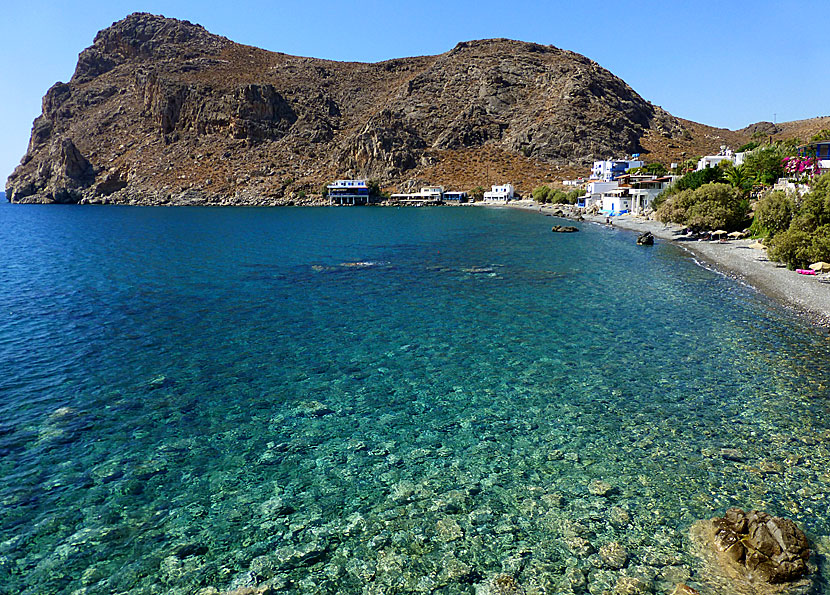 Lentas beach på södra Kreta