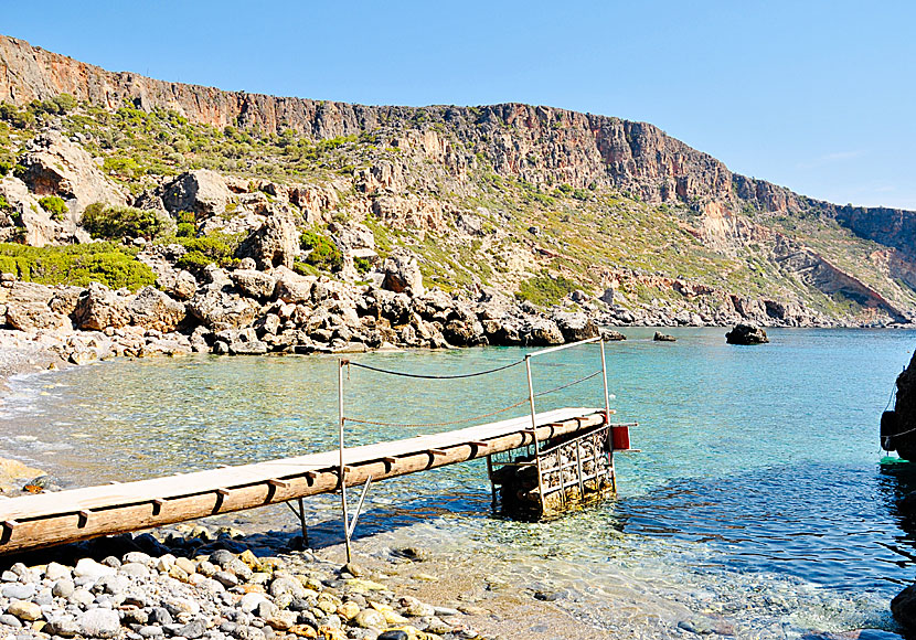 Lissos beach på södra Kreta. 