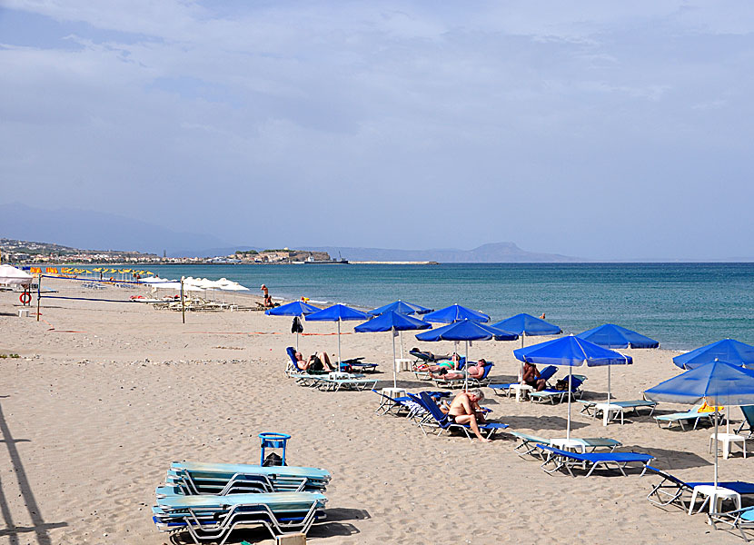 Platanes beach i Rethymnon.