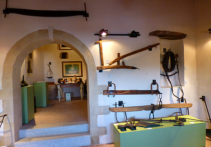 Museum om oliver i Vouves på Kreta.