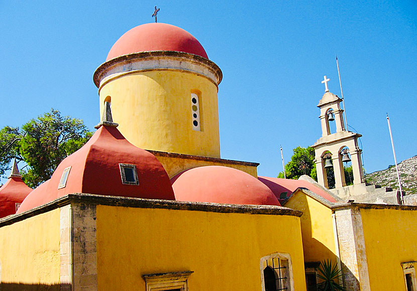 Kyrkan i klostret Gouvernetto. Akrotiri. Kreta.