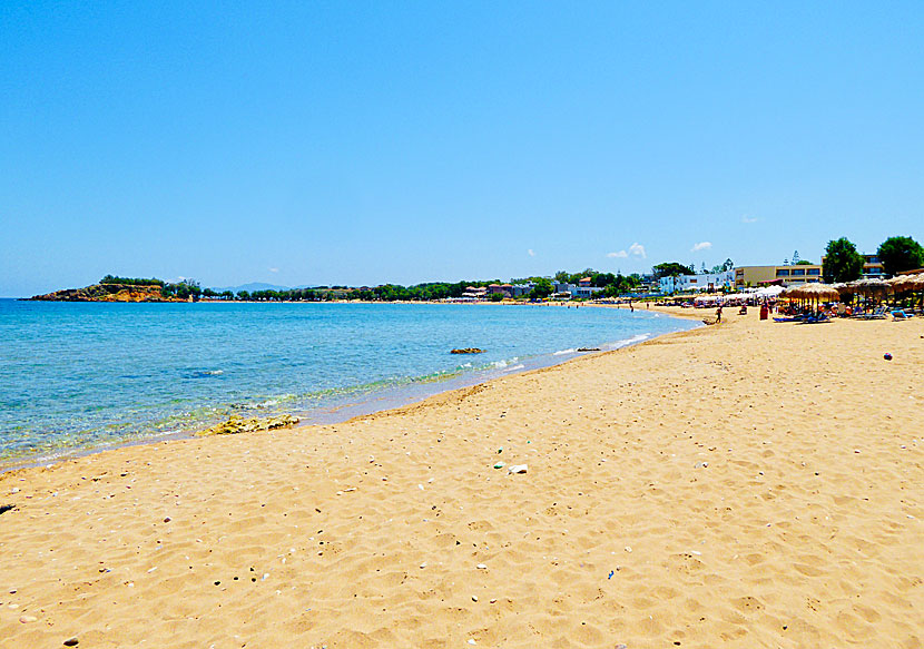 Agii Apostoli beach sett från Kalamaki.