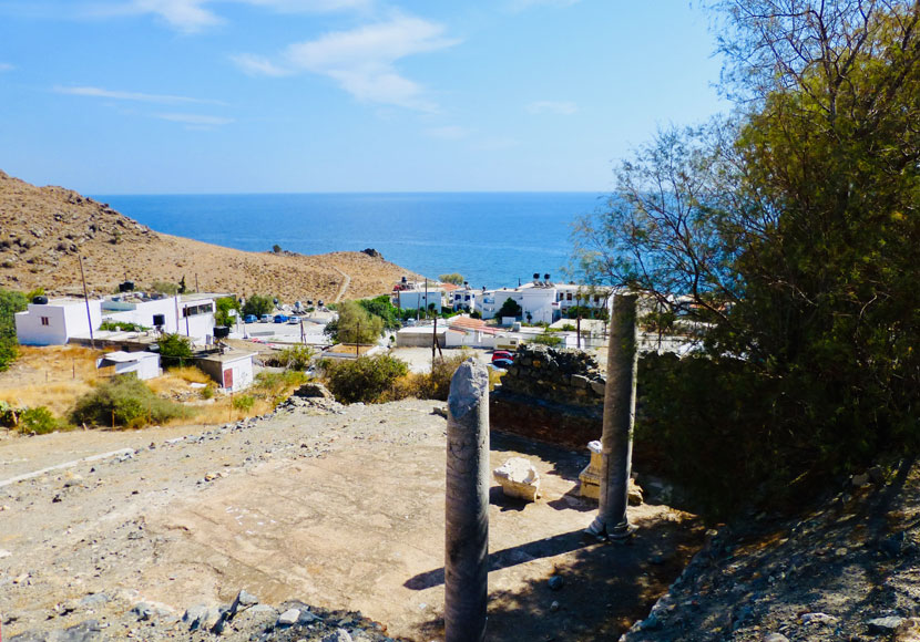 Asklepios tempel mellan Lendas och Dytikos beach på södra Kreta.