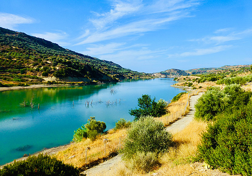 Faneromeni Lake söder om Zaros på Kreta