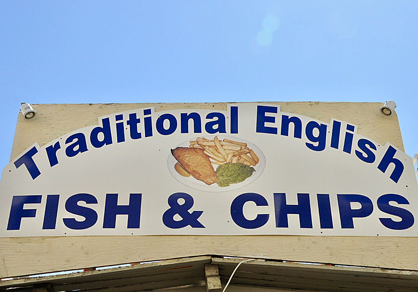 Sugen på Fish & Chips? Åk till Malia på östra Kreta.