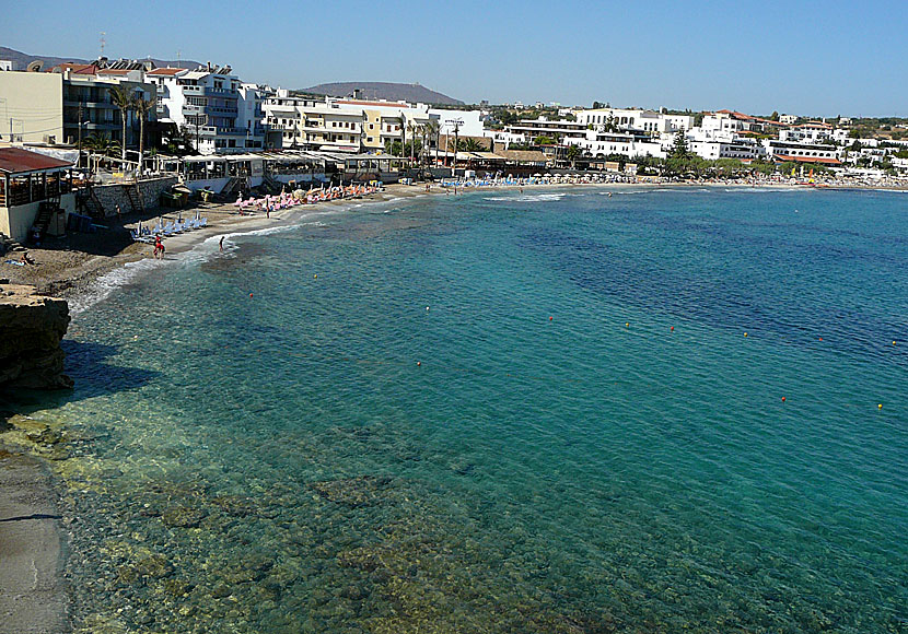 Hersonissos beach. Kreta.