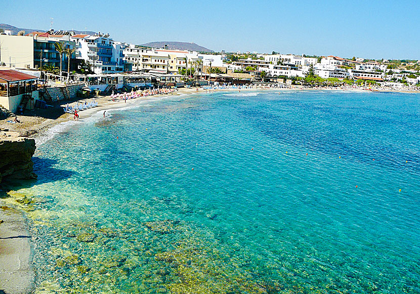 Hersonissos beach. Kreta.