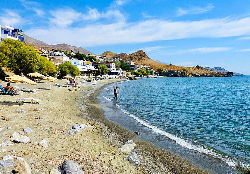 Stranden i Lendas på södra Kreta.