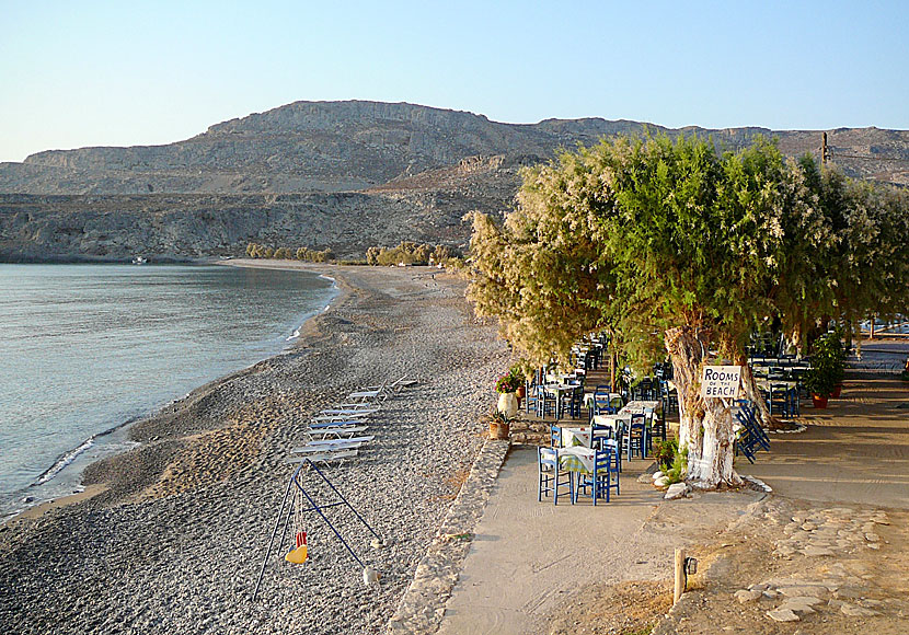Taverna Akrogiali i Kato Zakros på östra Kreta.