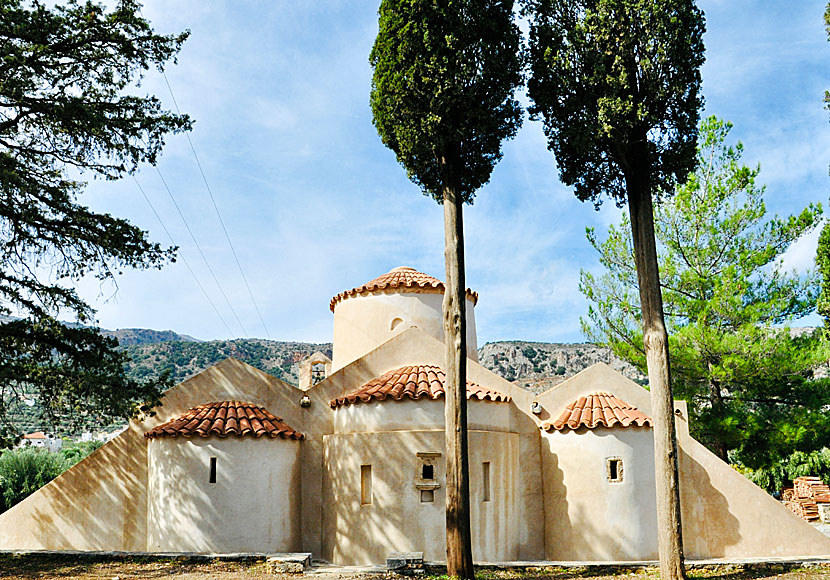 Missa inte Panagia Kera church när du reser till byn Kritsa på östra Kreta.