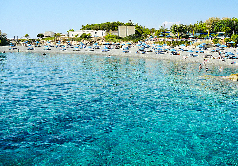 Kakkos beach mellan Ierapetra och Makrigialos på sydöstra Kreta.