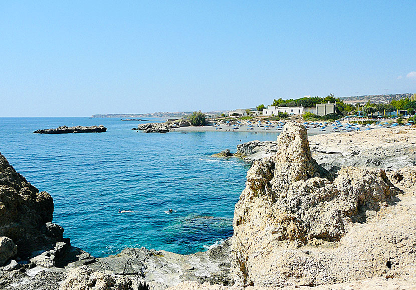 Stränderna Ferma och Kakkos på södra Kreta passar dig som tycker om att snorkla.