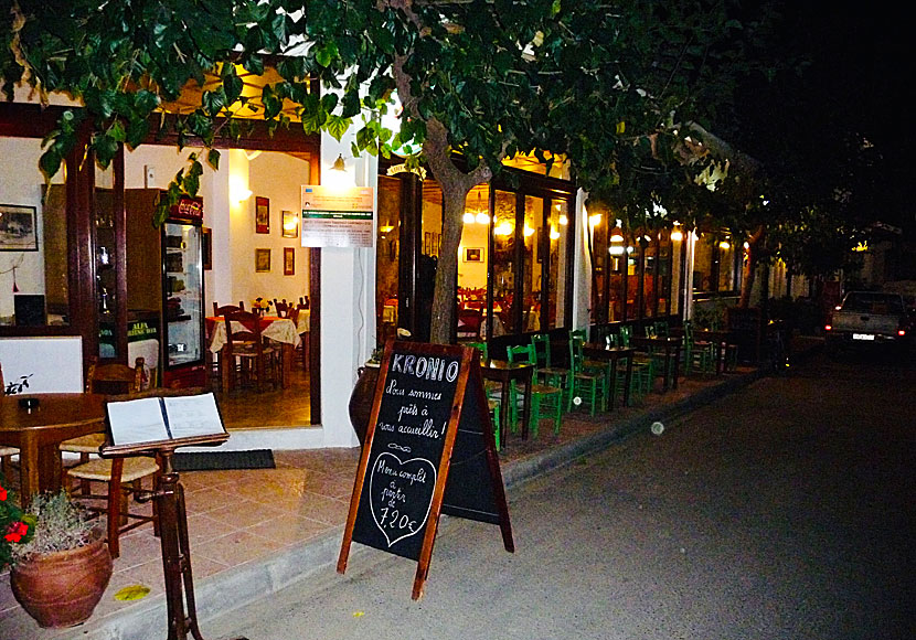Restaurant Kronio. Tzermiado. Lasithi. Kreta. 