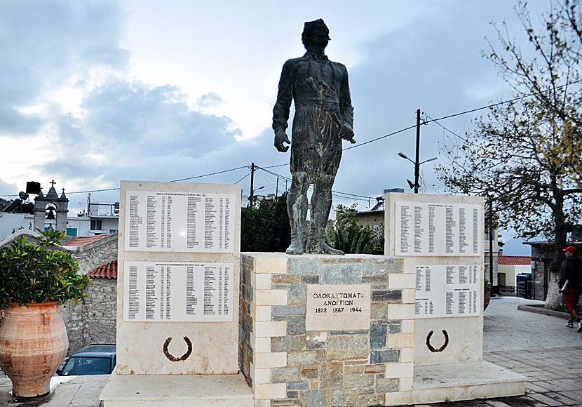 Nazisterna mördade många invånare i Anogia på Kreta under andra världskriget och jämnade sedan byn med marken.
