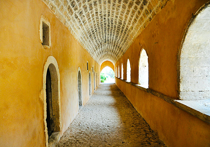 Klostret Arkadi Monastery. Kreta.