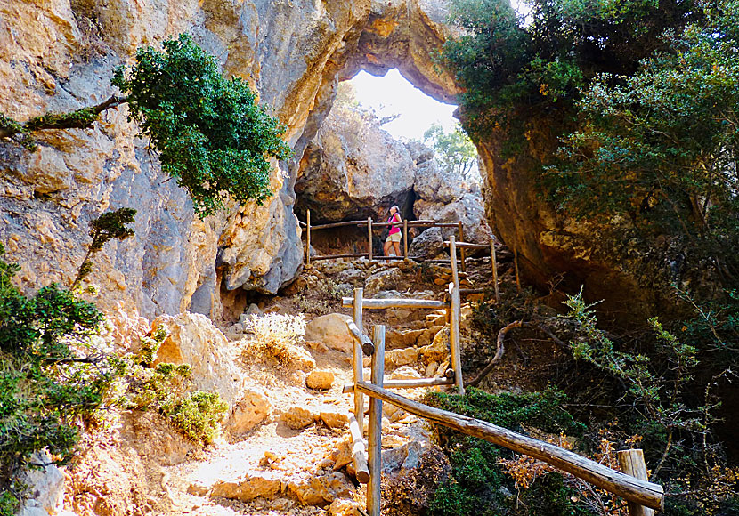 Vandringen i Plataniaravinen på Kreta.